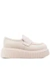 Agl Attilio Giusti Leombruni Dany Platform-sole Loafers In Neutrals