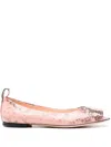 Agl Attilio Giusti Leombruni Daria Ballerina Shoes In Pink