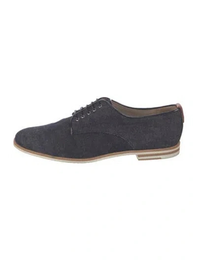 Pre-owned Agl Attilio Giusti Leombruni Denim Sneakers In Blue
