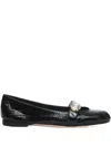Agl Attilio Giusti Leombruni Embellished Ballet Flats In Black