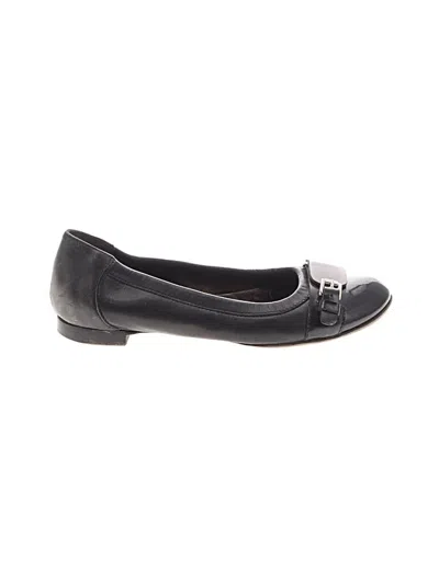 Pre-owned Agl Attilio Giusti Leombruni Flats In Black