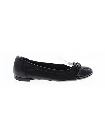 Pre-owned Agl Attilio Giusti Leombruni Flats In Black