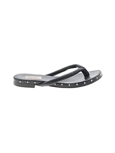 Pre-owned Agl Attilio Giusti Leombruni Flip Flops In Black