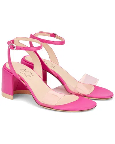 Agl Attilio Giusti Leombruni Agl Isabelle Leather Sandal In Pink