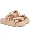 Agl Attilio Giusti Leombruni Jane Double R Leather Slide In Neutral