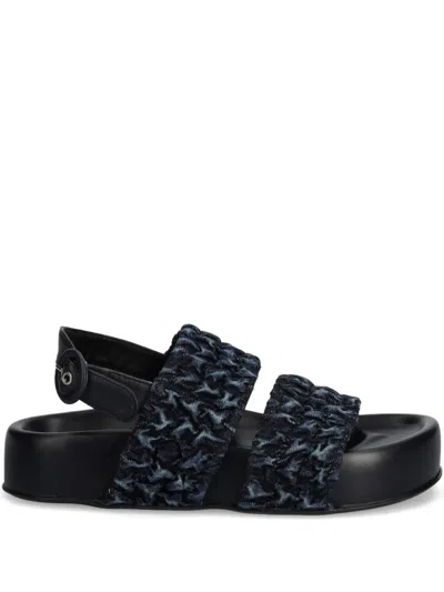 Agl Attilio Giusti Leombruni Jane Gofree Slingback Sandals In Blue