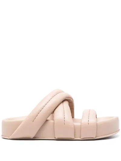 Agl Attilio Giusti Leombruni Jane Padded Sandals In Pink