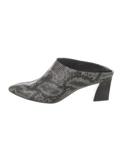 Pre-owned Agl Attilio Giusti Leombruni Leather Animal Print Boots In Neutral