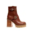 Agl Attilio Giusti Leombruni Agl Woman Ankle Boots Tan Size 8 Leather In Brown