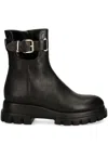 Agl Attilio Giusti Leombruni Leather Ankle Boots In Black
