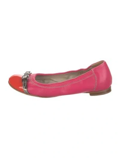 Pre-owned Agl Attilio Giusti Leombruni Leather Ballet Flats In Multi