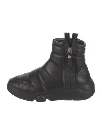 Pre-owned Agl Attilio Giusti Leombruni Leather Boots In Black