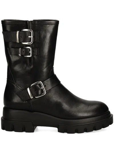 Agl Attilio Giusti Leombruni Leather Boots In Black