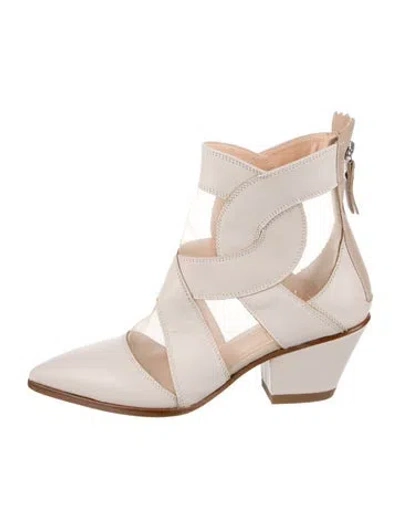 Pre-owned Agl Attilio Giusti Leombruni Leather Boots In Neutral