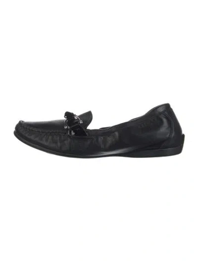 Pre-owned Agl Attilio Giusti Leombruni Leather Loafers In Black