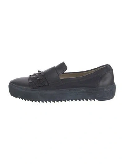 Pre-owned Agl Attilio Giusti Leombruni Leather Loafers In Blue