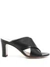 Agl Attilio Giusti Leombruni Agl Woman Sandals Black Size 6 Leather In Black
