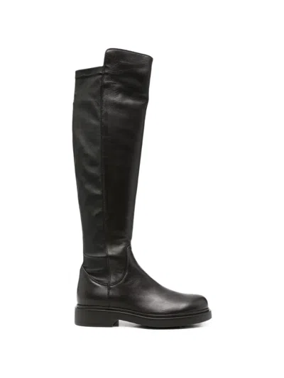 Agl Attilio Giusti Leombruni Leather Over-the-knee Boots In Black