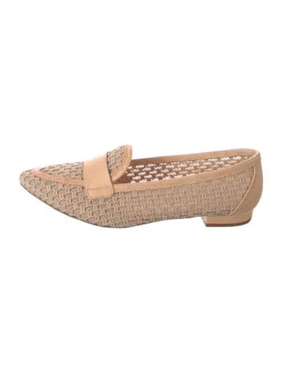 Pre-owned Agl Attilio Giusti Leombruni Leather Patterned Loafers In Neutral