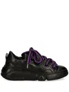 Agl Attilio Giusti Leombruni Leather Sneakers In Black