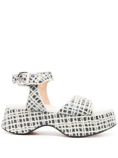 Agl Attilio Giusti Leombruni Lil Sis Neony 65mm Sandals In 白色