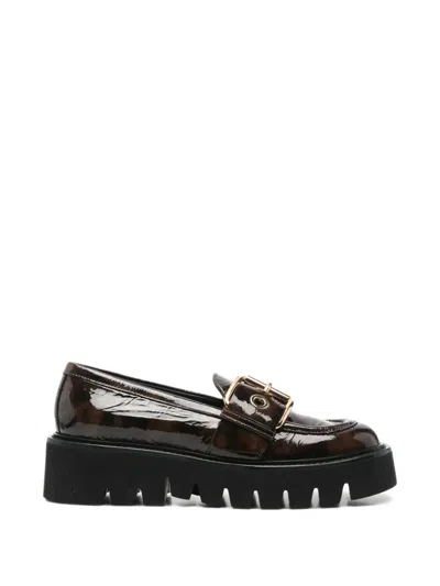 Agl Attilio Giusti Leombruni Luggie Buckle-detail Loafers In Multi