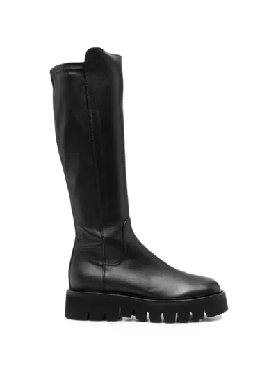 Agl Attilio Giusti Leombruni Luggie Stretch Boots In Black