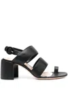 Agl Attilio Giusti Leombruni Lunar 65mm Heeled Sandals In Black