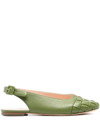 Agl Attilio Giusti Leombruni Mara Ballerina Shoes In Green