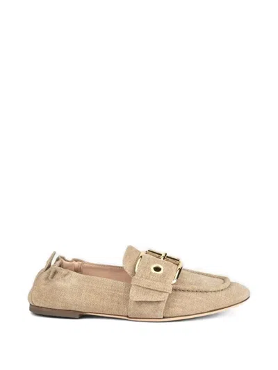 Agl Attilio Giusti Leombruni Agl Maya Embellished Loafer In Nude