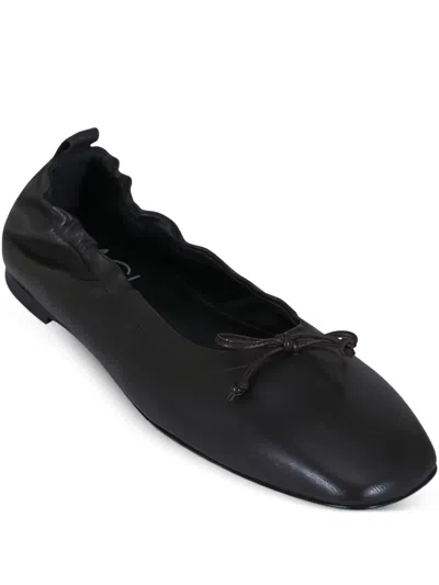 Agl Attilio Giusti Leombruni Memy Bow-detail Ballet Flats In Black