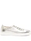 Agl Attilio Giusti Leombruni Metallic Sneakers In Gold