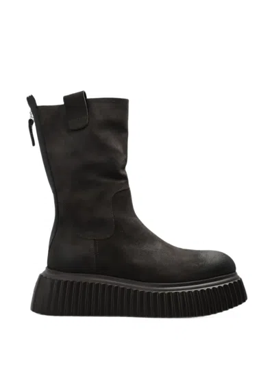 Agl Attilio Giusti Leombruni Milagros Platform Ankle Boots In Black