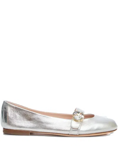 Agl Attilio Giusti Leombruni Milly Ballet Flats In Gray