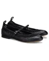 Agl Attilio Giusti Leombruni Agl Milly Plots Leather Ballet Flat In Black