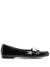 Agl Attilio Giusti Leombruni Milly Precious Ballet Flats In Black