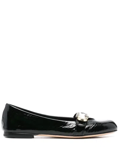 Agl Attilio Giusti Leombruni Milly Precious Ballet Flats In Black
