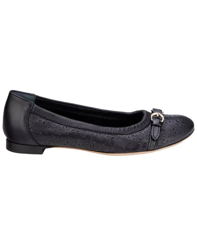 Agl Attilio Giusti Leombruni Monika Spring Leather Ballet In Black
