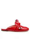 Agl Attilio Giusti Leombruni Mule Ribbon In Leather Color Red