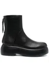 Agl Attilio Giusti Leombruni Nancy Rear-zip Fastening Boots In Schwarz