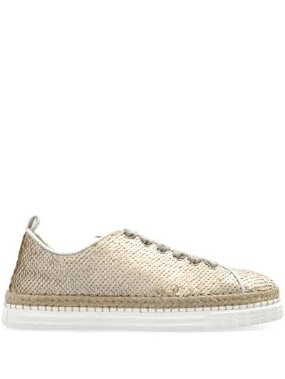 Agl Attilio Giusti Leombruni Neive Sneakers In Gold