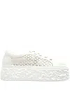 Agl Attilio Giusti Leombruni Panelled Sneakers In Weiss