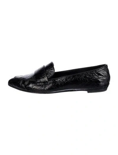 Pre-owned Agl Attilio Giusti Leombruni Patent Leather Loafers In Black
