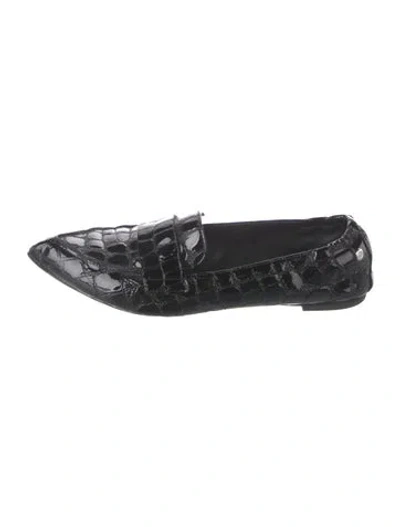 Pre-owned Agl Attilio Giusti Leombruni Patent Leather Loafers In Black
