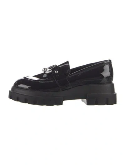 Pre-owned Agl Attilio Giusti Leombruni Patent Leather Loafers In Black