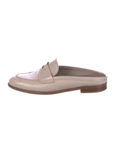Pre-owned Agl Attilio Giusti Leombruni Patent Leather Loafers In Neutral