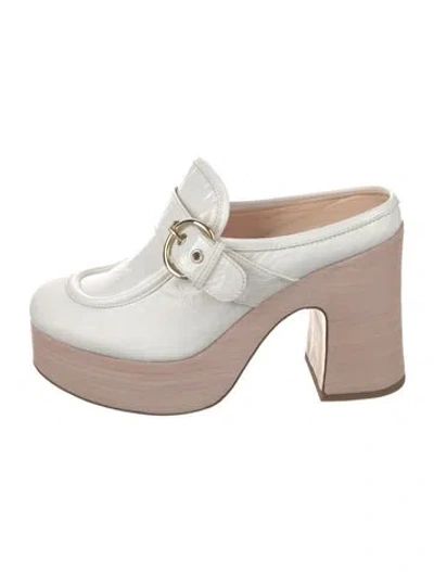 Pre-owned Agl Attilio Giusti Leombruni Patent Leather Mules In Multi