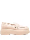 Agl Attilio Giusti Leombruni Puffy Moc Moccasin In Pink