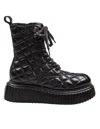Agl Attilio Giusti Leombruni Quilted Leather Softy Lowboot Ankle Boot In Black Color In Black