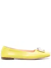 Agl Attilio Giusti Leombruni Rina Ballerina Shoes In Green